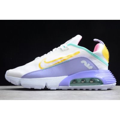 Nike Air Max 2090 Beyaz / Mor / Pembe / Açık Sarı Koşu Ayakkabısı Türkiye - 2B5JTFZ1